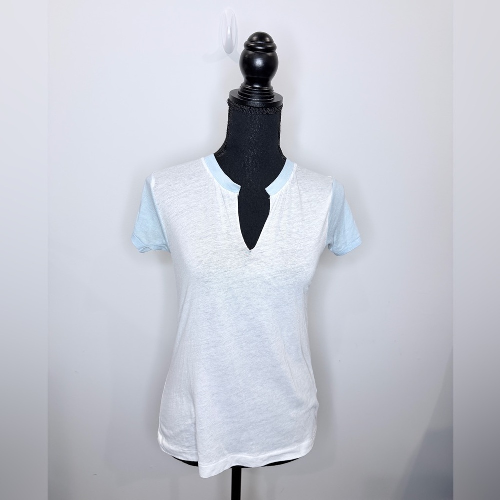 Wild Fox White V-Neck Women's Basic T-Shirt
